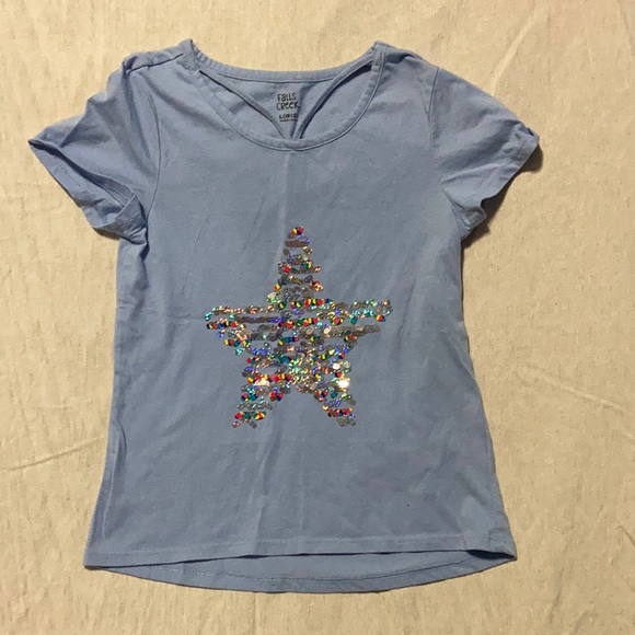 Cute blue star top Falls creek size 10/12 - Picture 1 of 2